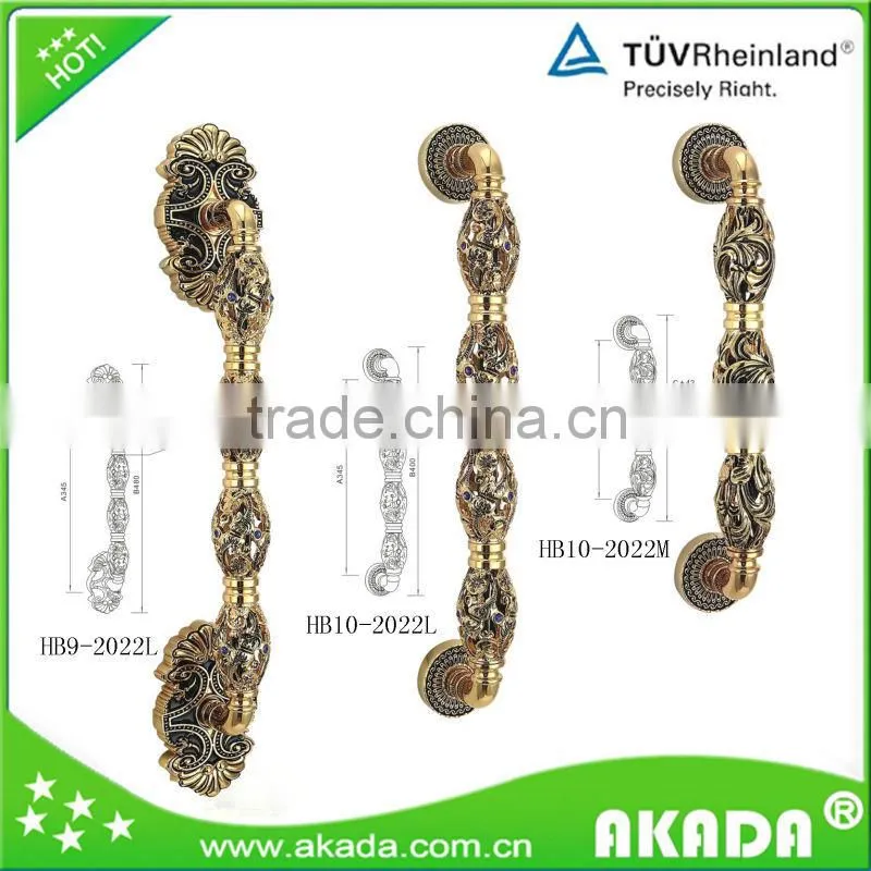 Zinc Alloy Door Handle locksets On Plate 1702H1702