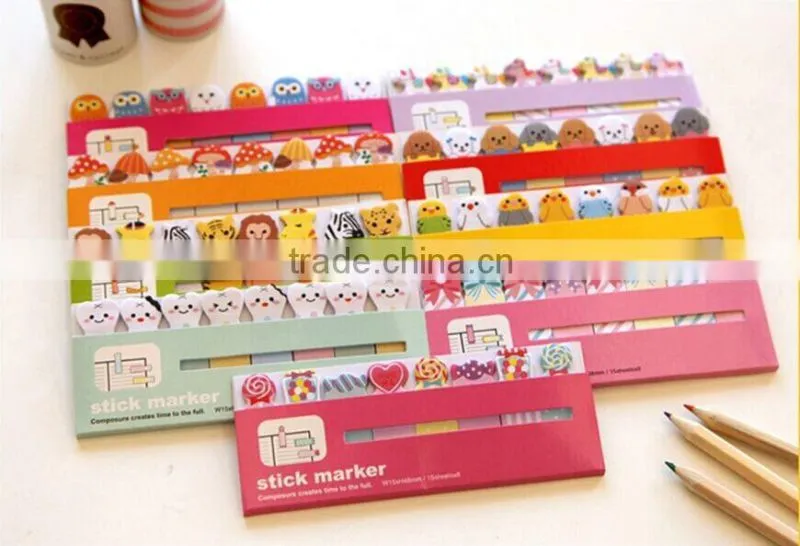 animal shape small memo pad