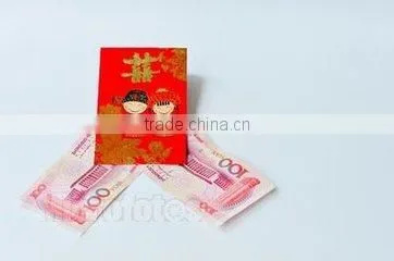 Popular factory made red envelope /printing cardboard envelopes(3w01)