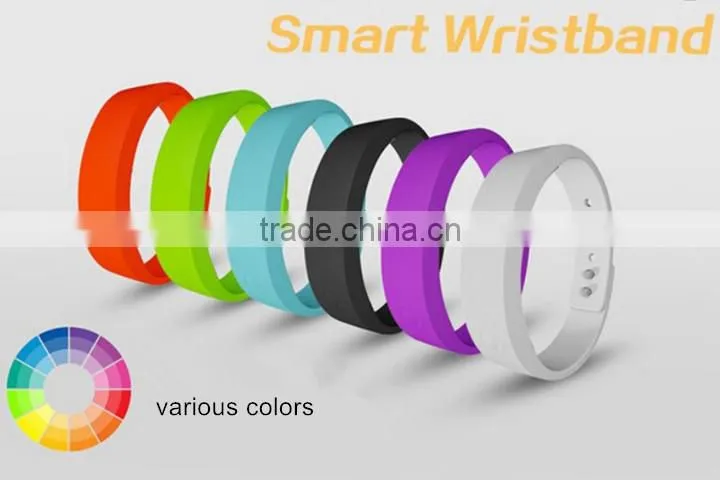2014 New Fashion Sports Smart Wristband Intelligent Bluetooth Wearable Device With Incoming Call Reminder