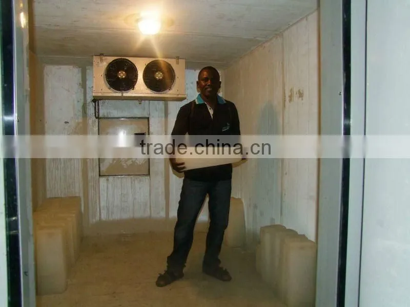 Direct evaporator ice block machine automatically