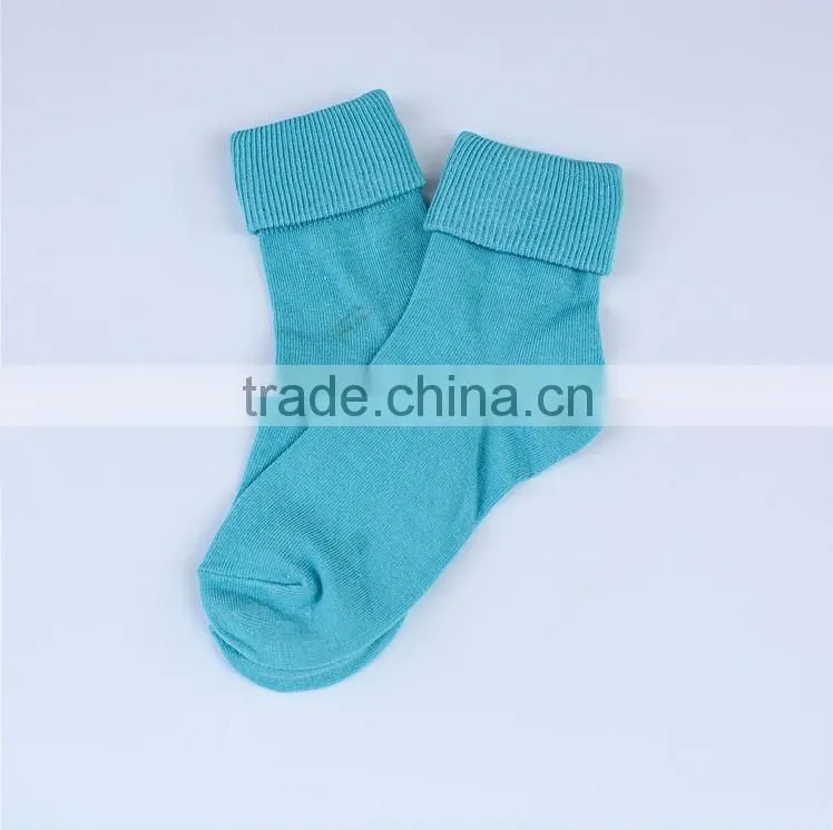 2015 fashion Japan lady socks turnup socks