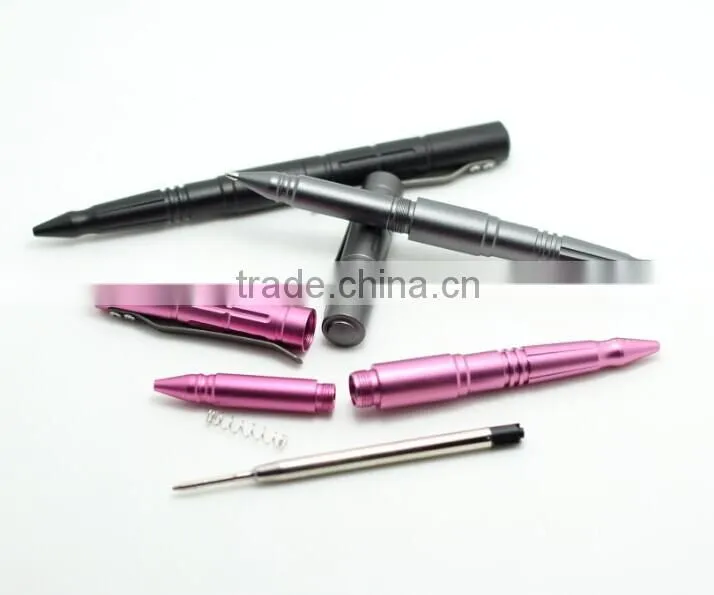 Aviation aluminum military tactical pen metal pen