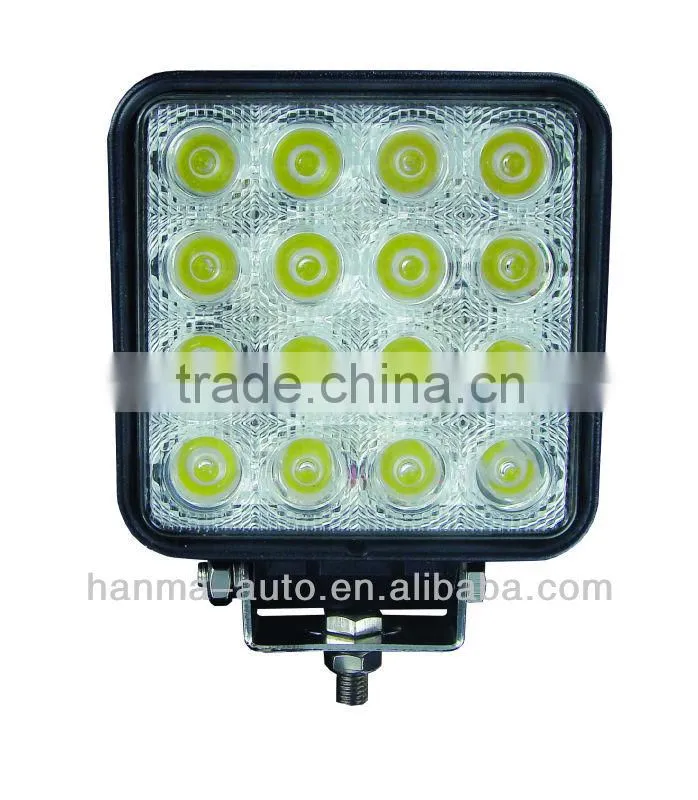 High intensity 48W 10-30V auto led work light