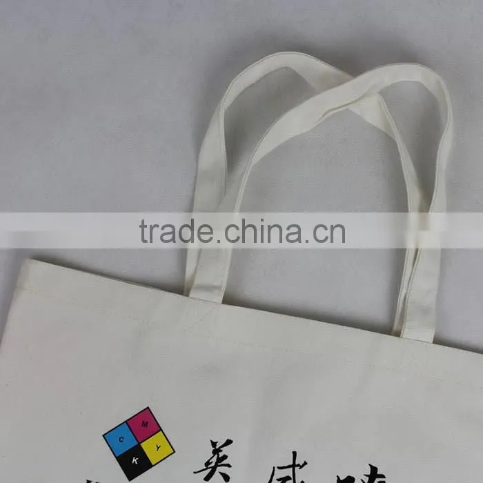 Custom Printed Eco Canvas Material Shopping Bags