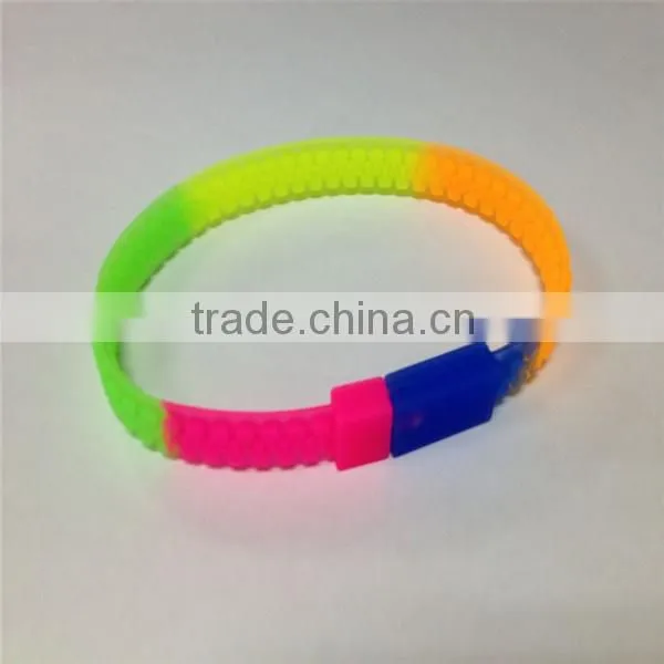 Promotional silicone bracelets , beautiful and cute silicone wristbands,gift for girlfriend