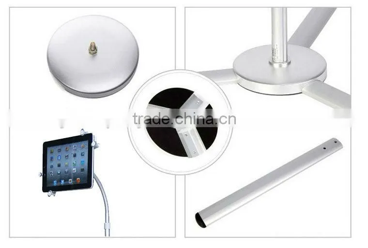 Floor stand for ipad stand