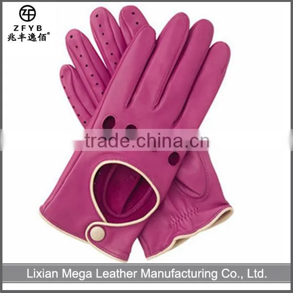 High quality Fitted Driving Sheep Leather Gloves