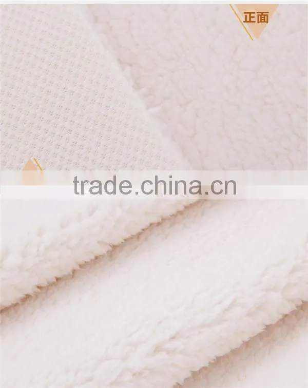 lining fabric for bagssuede fabric bonded with sherpa lining fabric for bags