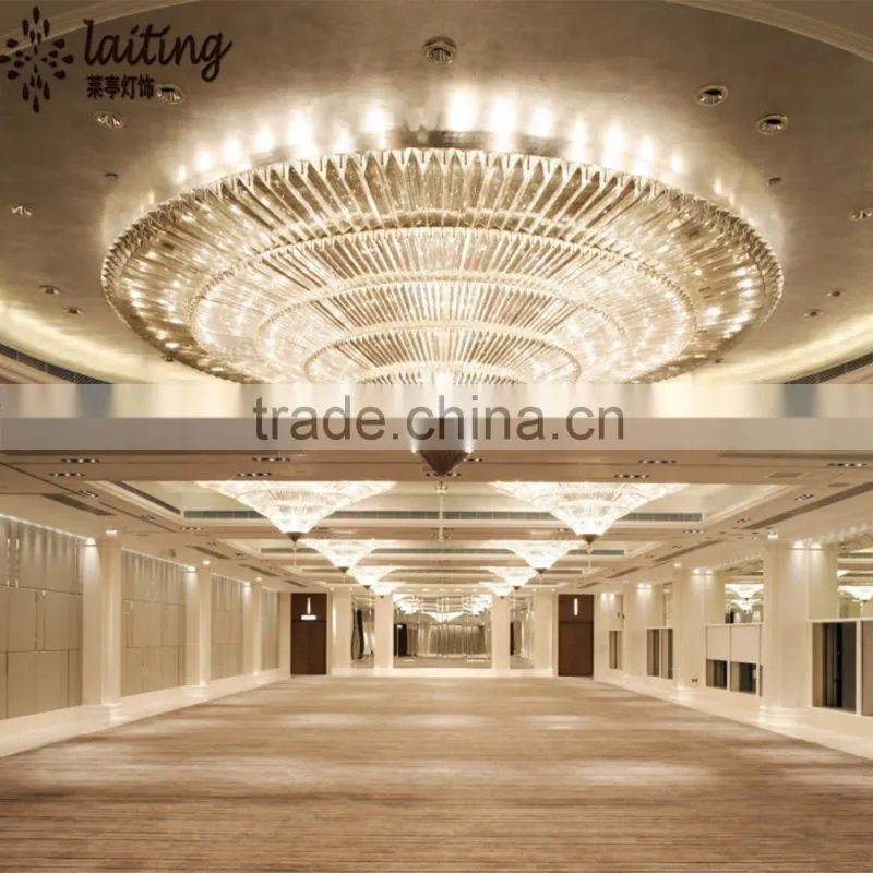Cone vortex luxury lobby chandelier lighting
