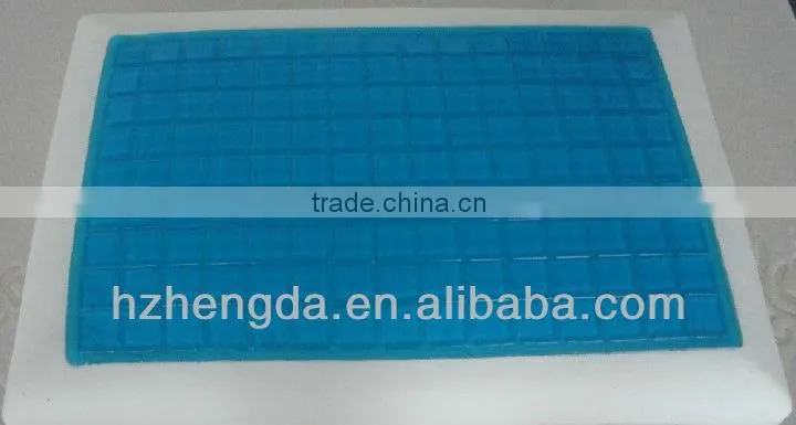 Cool gel memory foam pillow