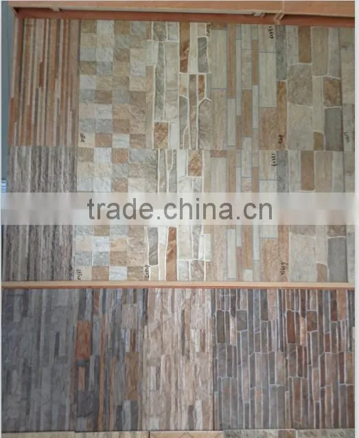 hot sale 3d inkjet 300x600mm exterior rustic wall tile
