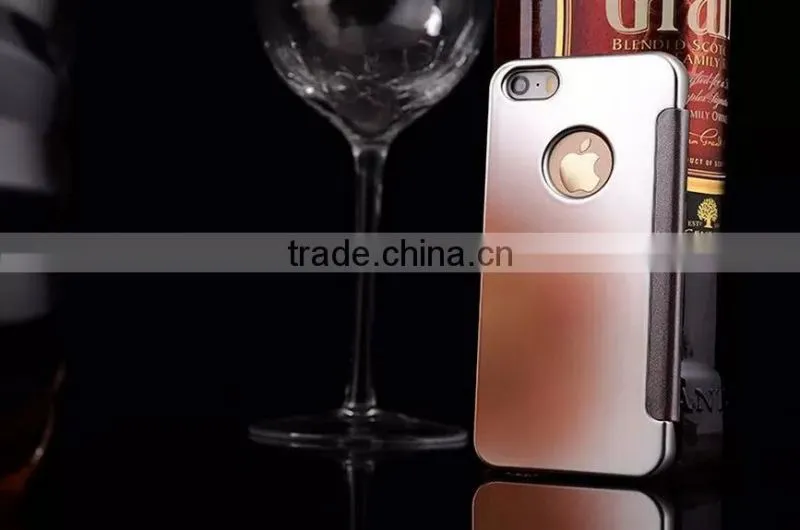 Hot Selling UV Painting Flip Smart Cover For iPhone 6