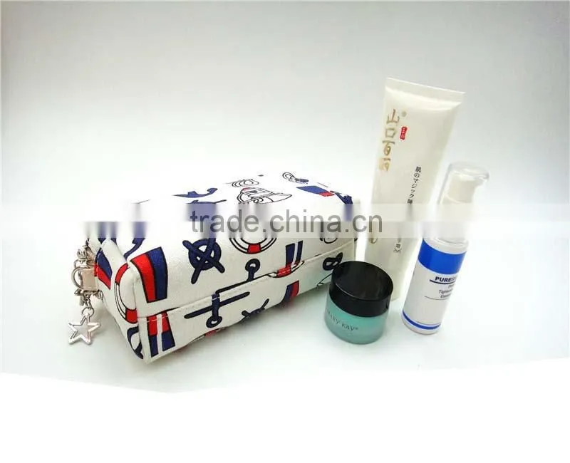 Promotional canvas cosmetic travel bag made in Guangzhou China