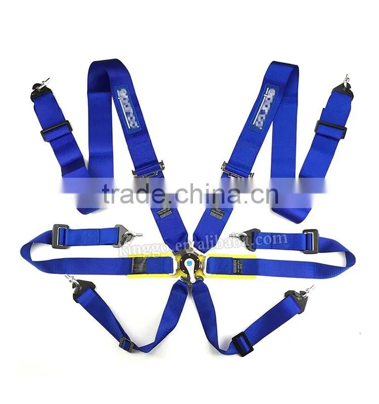 2016 New Arrival Removable Safety 6 Point Quick Release Seat Belt