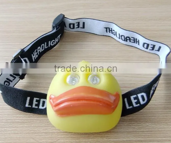 soft pvc animal coon mini headlamp