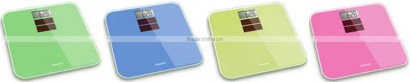 Glass Solar Bathroom Scale