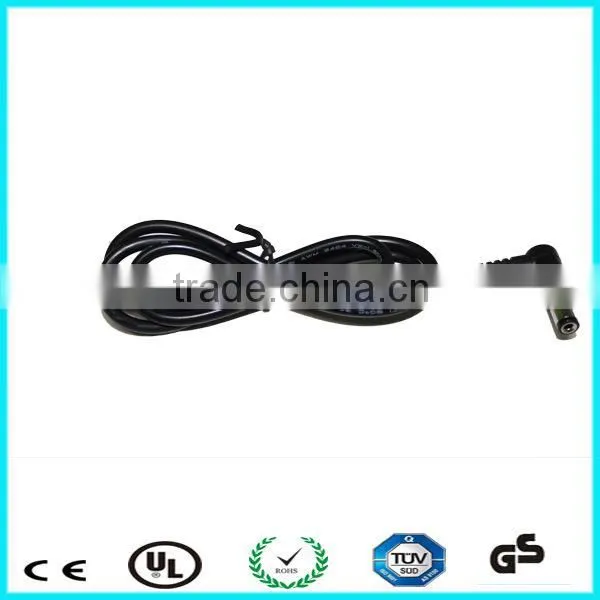1.35mm right angle 90 to straight dc wire power cable