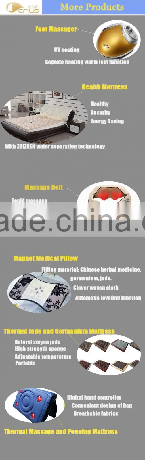 Healthy and easily to clean massager commercial vibration plate