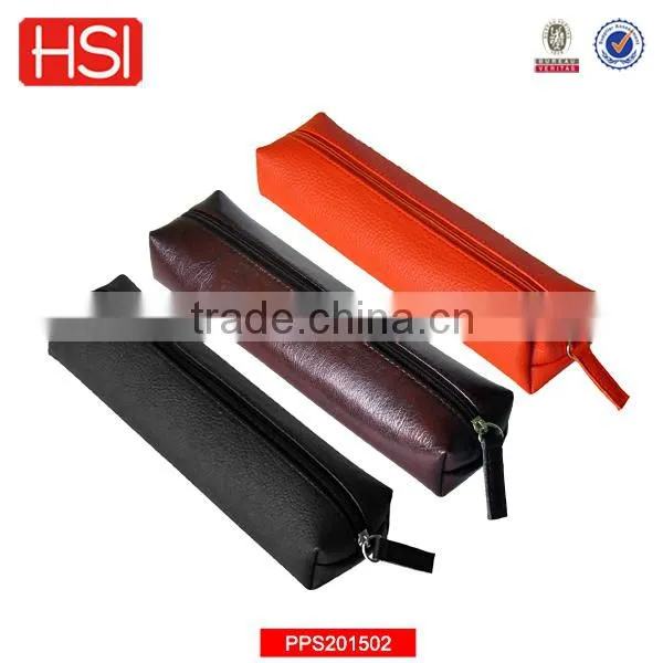BSCI audited wholesale pu plain pencil case