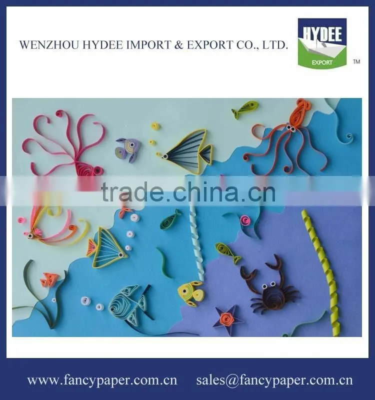 Colorful Theme Paper Quilling Strips for Handcraft