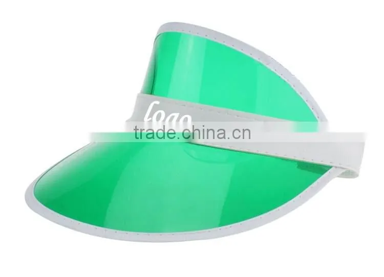 Costum Cheap Plastic Sun Visor Cap