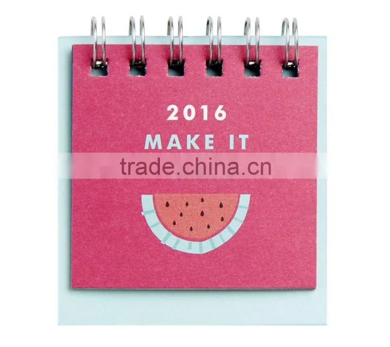 High quality Promotional Office Table solar calender printing