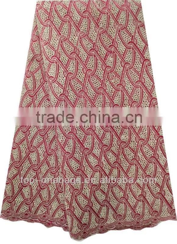 African sequin french lace 2014 organza lace fabric
