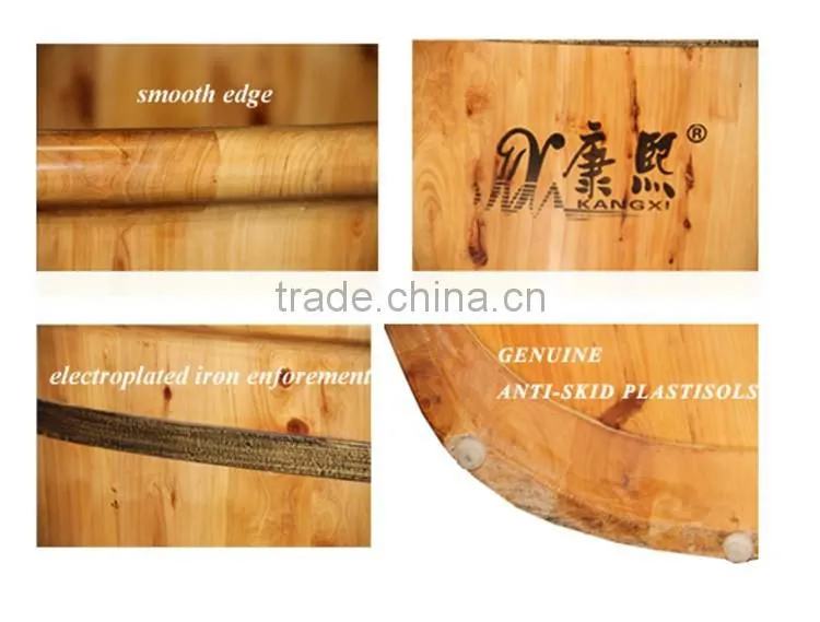 Wooden bathtub spa tub freestanding shower tub