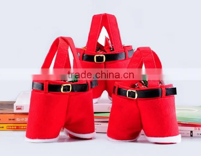 Santa pants bag for candy Gift