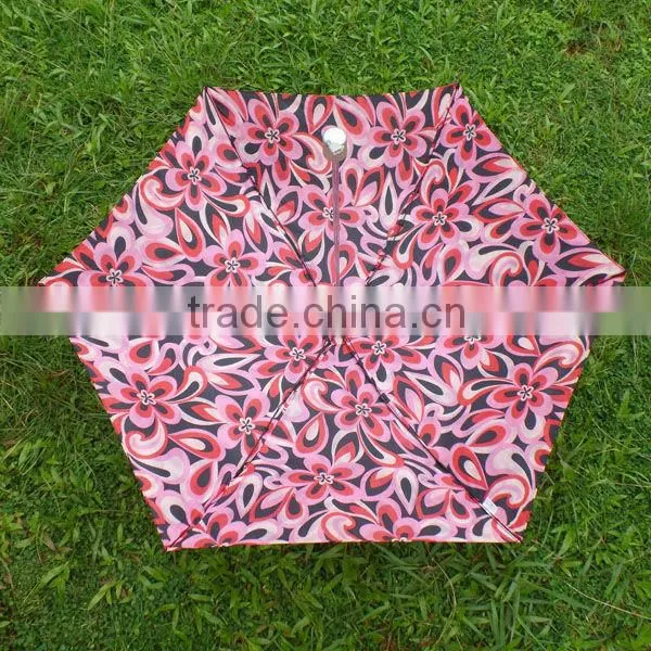 UV-proof flower lady 5-folding umbrella