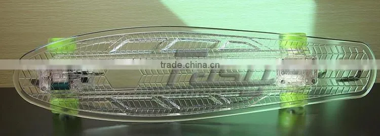 Fasy professional LED skateboard with PP material