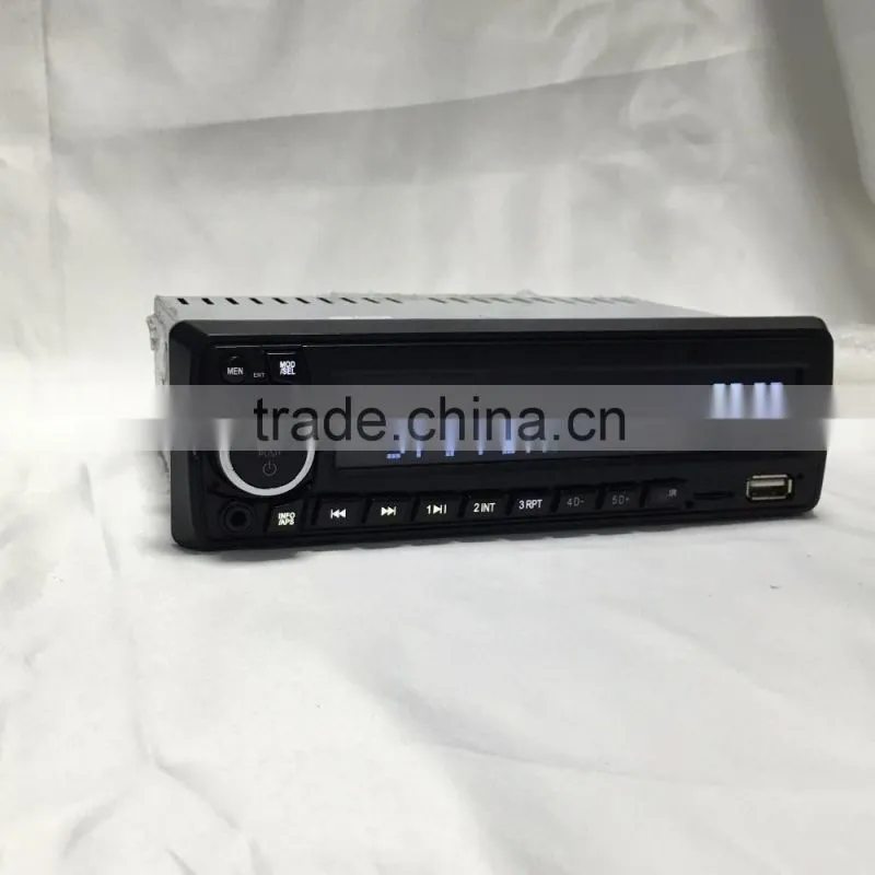 12v 24v Fixed panel car mp3 player with FM AM radio USB micro SD aux-in , full view big lattice LCD displayer ,bluetooth