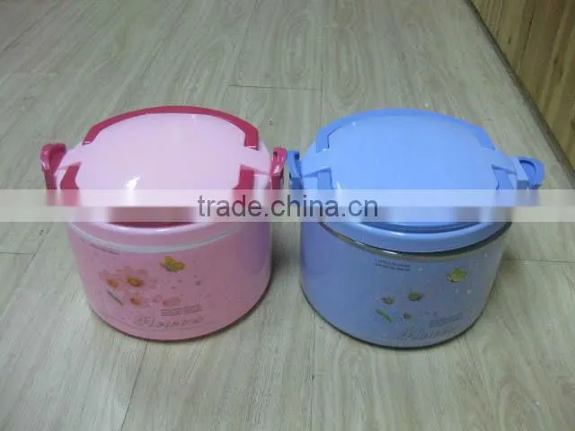 durable plastic insulation barrels with dinner set