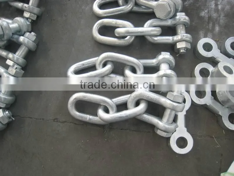hot dip galvanized shackle chain with CCS certificate