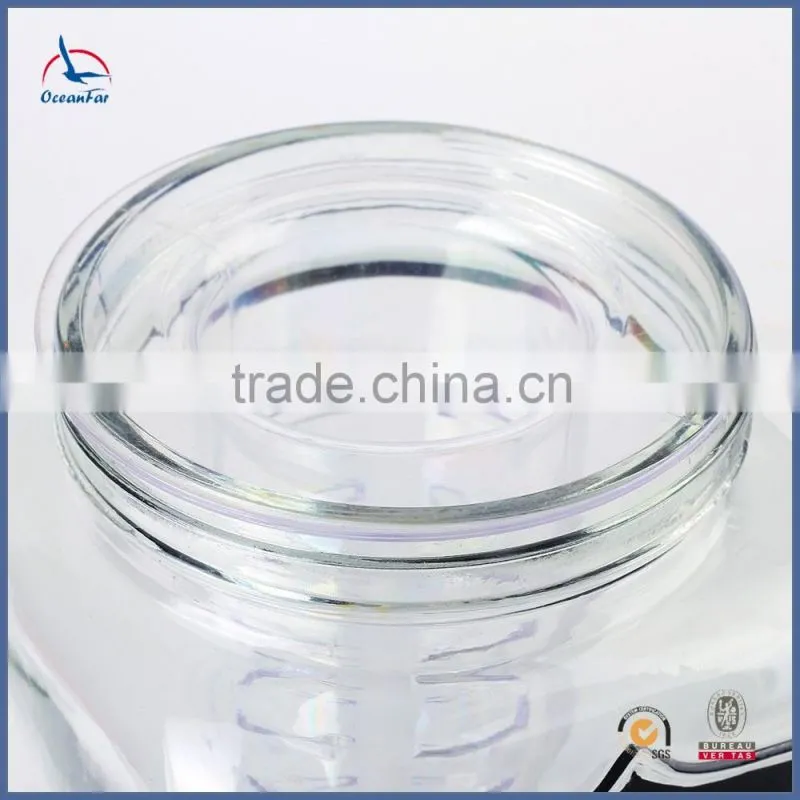 Eco-friendly High Quality Glass Dispenser Glass Jar with Tap