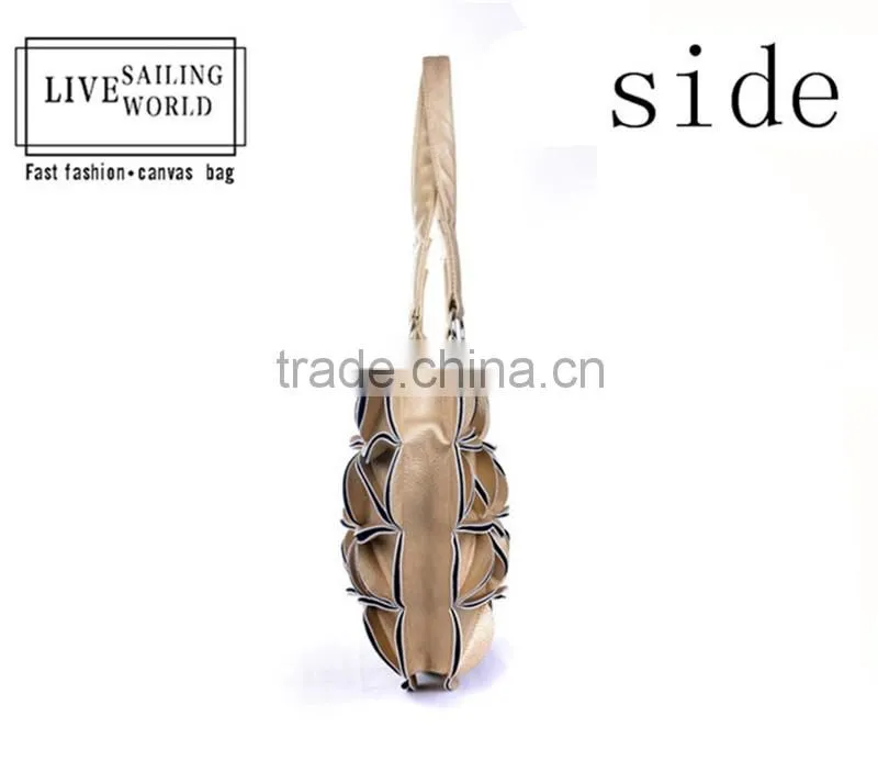 2016 stylish PU leather lady hand bag