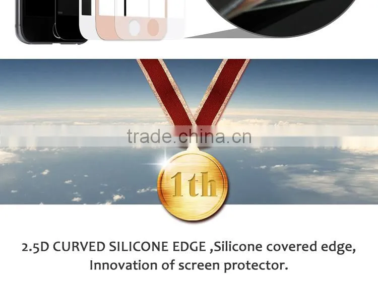 9h anti-scratch 2.5D glass screen protector for iphone 6