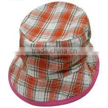 Printed pattern children fisherman hat with elastic string