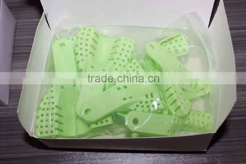 green autoclavable autoclavable plastic dental impression trays