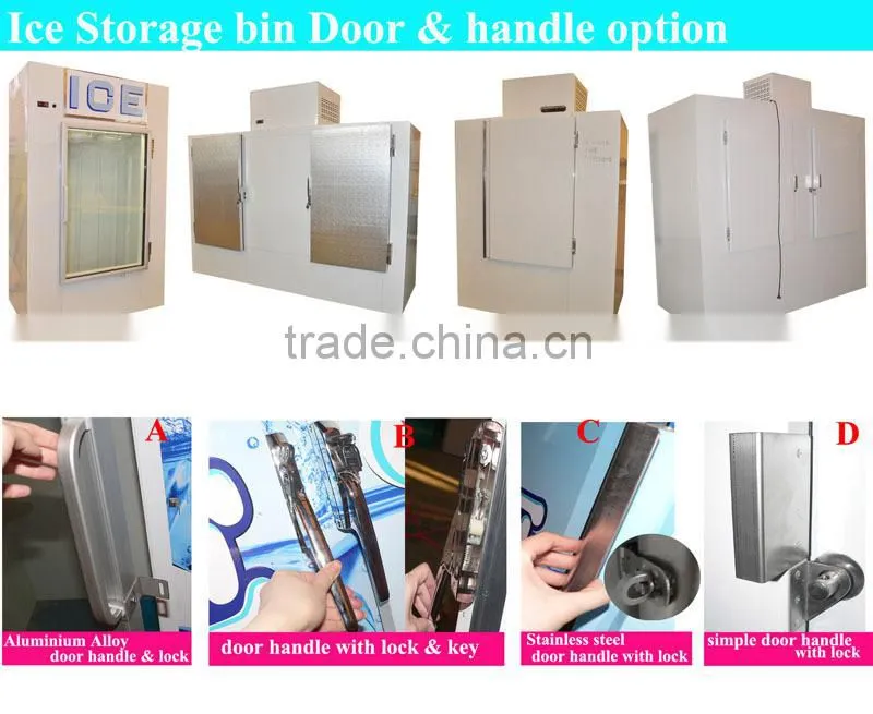 Ice merchandiser of 100 bags ice capacity