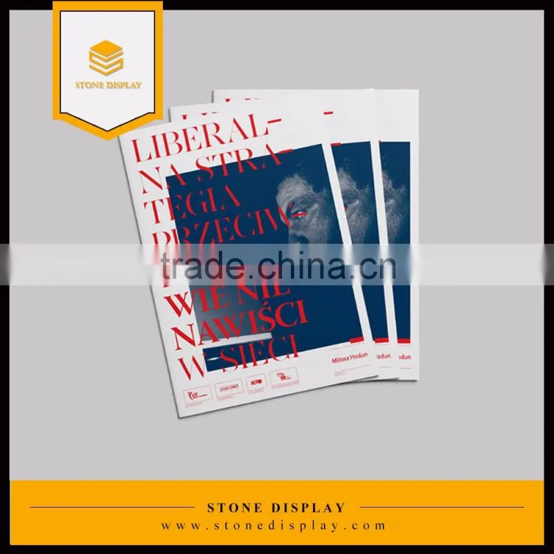 Excellent quality custom magazines/catalogs/brochures/folders book Printing