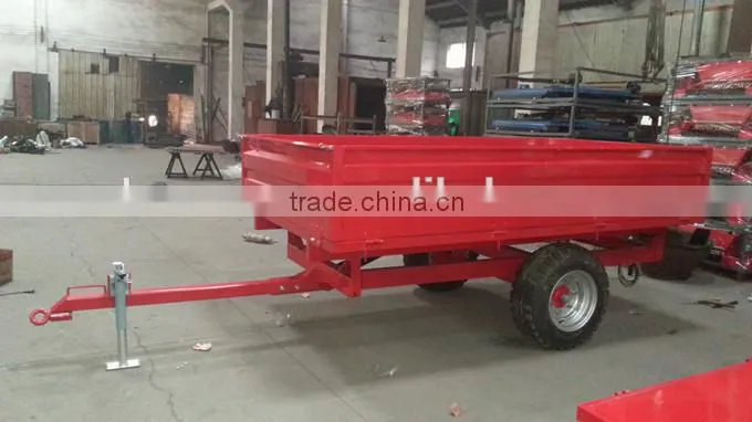 4000kgs Hydraulic Tipping Trailer , farm trailer for tractor