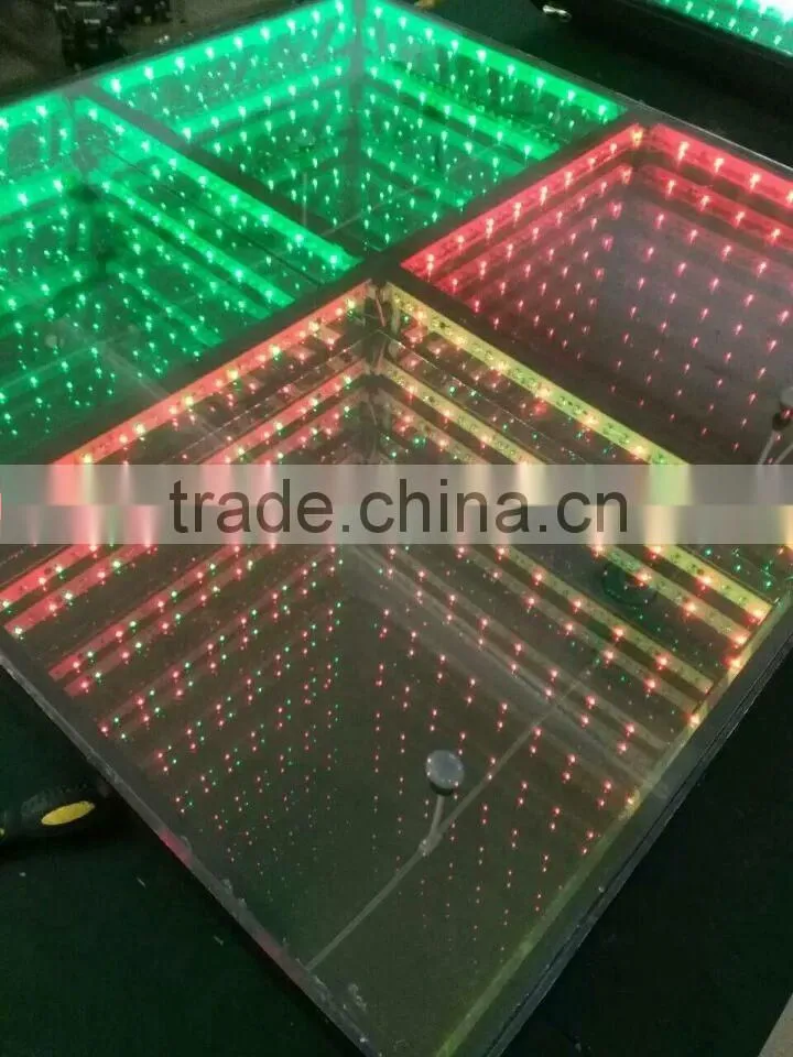 Newest Popular LED Rechangeable Glass Dance Floor Tile
