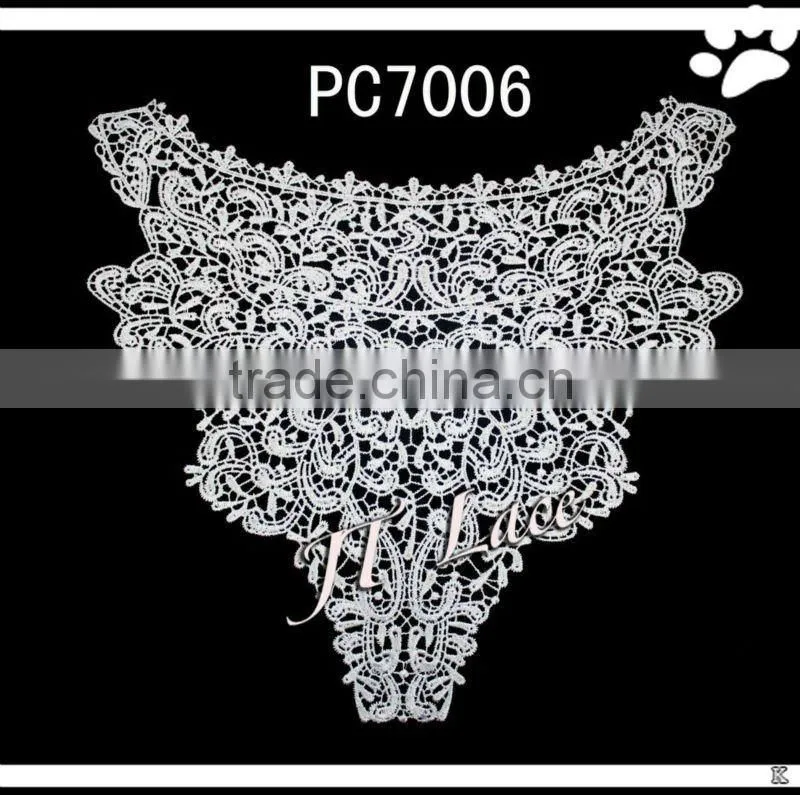 long polyester lace collar for lady front dress(PC7007)
