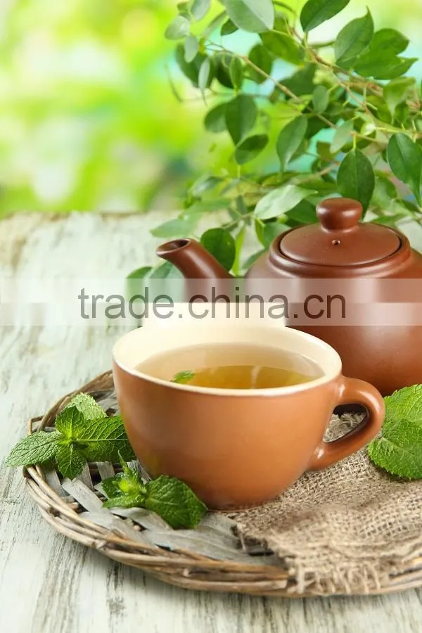 Organic Green Tea At Your Label