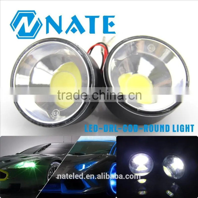 new product car led drl cob round light