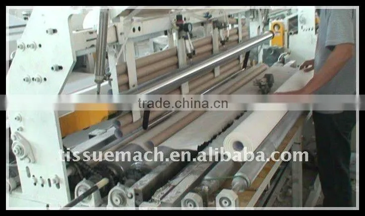 High speed auto toilet roll making machine for sale
