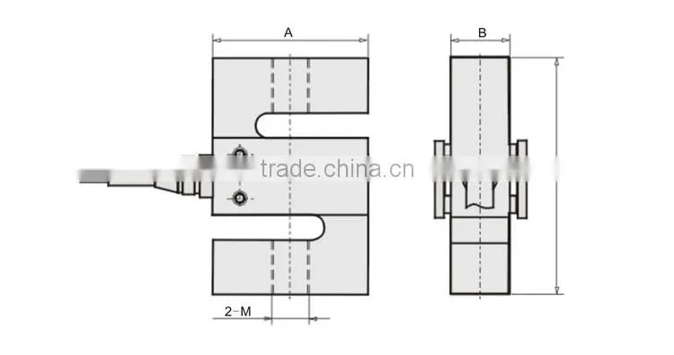 GSL305 Small scale compression tension S beam weight sensor