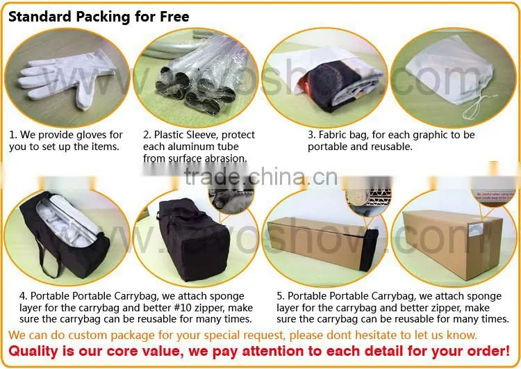 Chinese Factory Best Quality Tension Fabric Graphic Portable Hanging Signage